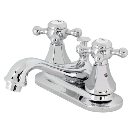 Kingston Brass KB601BX 4-Inch Centerset Bathroom Faucet with Pop-Up Drain, Polished Chrome KB601BX